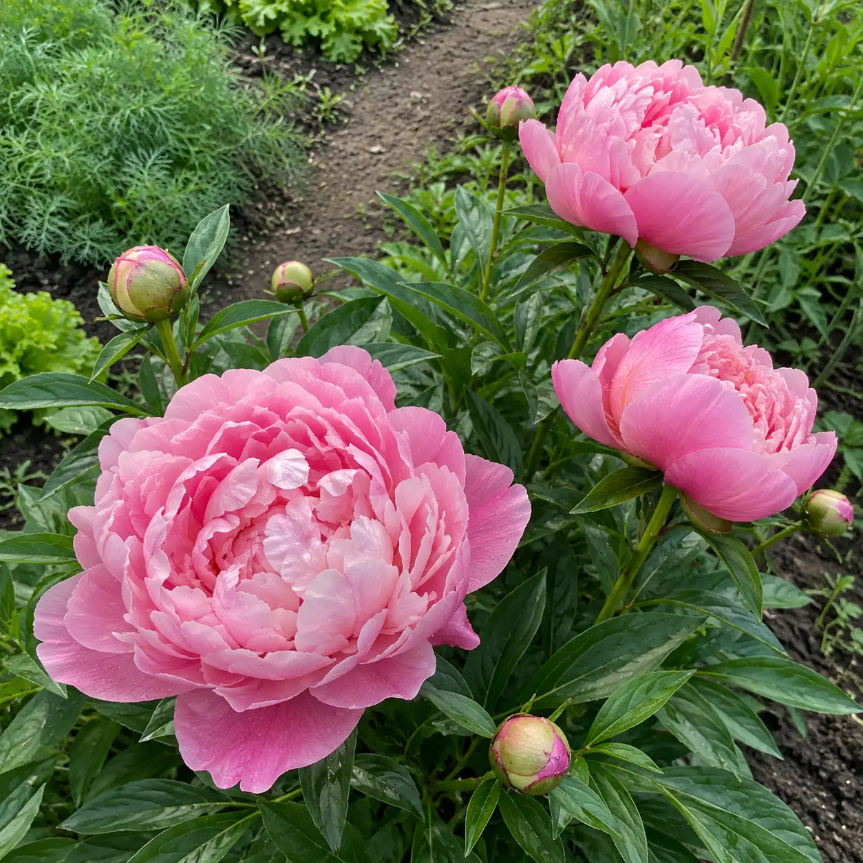 Півонія «Жозефіна» на фотографії до прикладу відгуку
